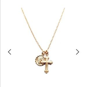 Child of Wild- The Hail Mary Dainty Necklace- 16”
